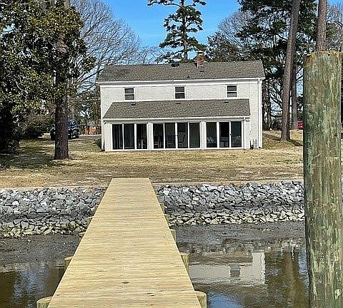 Back of house from dock