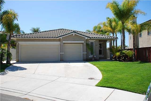 front view from Dorado Way