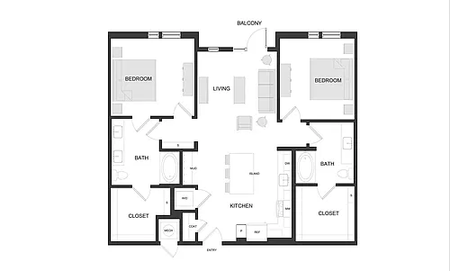 Floor plan B4 Alt2