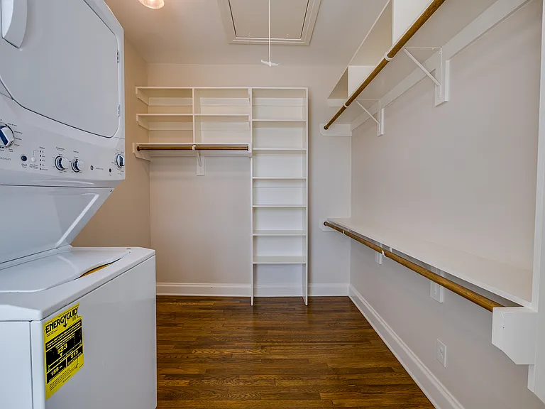 Large walk-in closet. Washer and Dryer included
