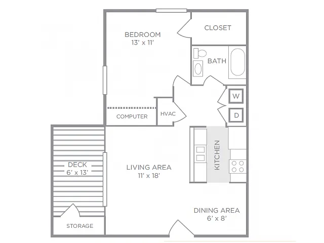 Floor plan Crepe Myrtle (East)