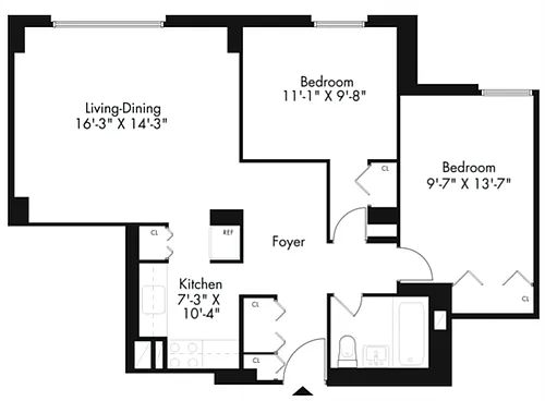 Floor plan 2C