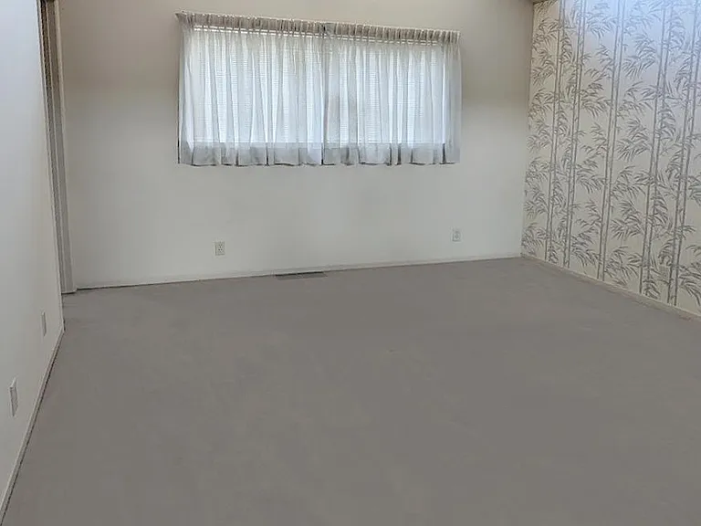 Primary suite (13'x 12.5") with cathedral ceiling