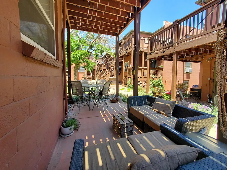 Private patio