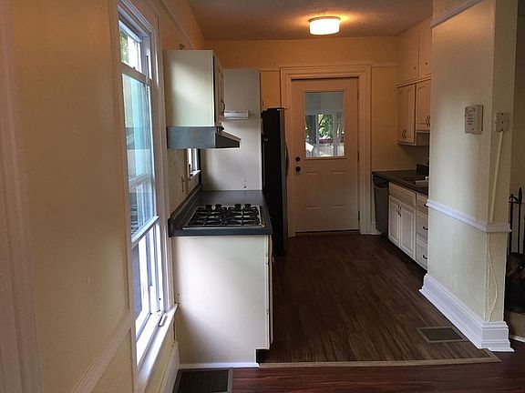 Kitchen view to back door