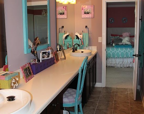 Jack and Jill bathroom