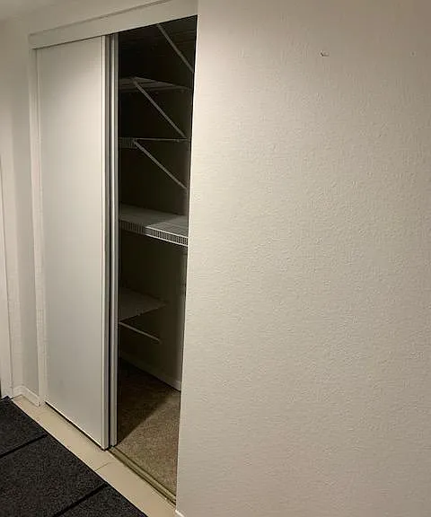 Entry coat closet