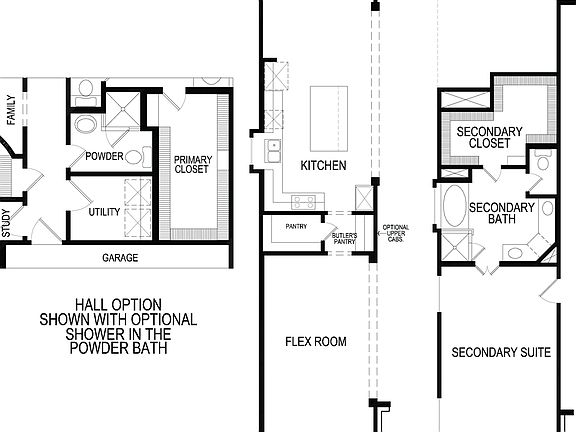 Hillcrest 2FS w Media Floor Plan Options