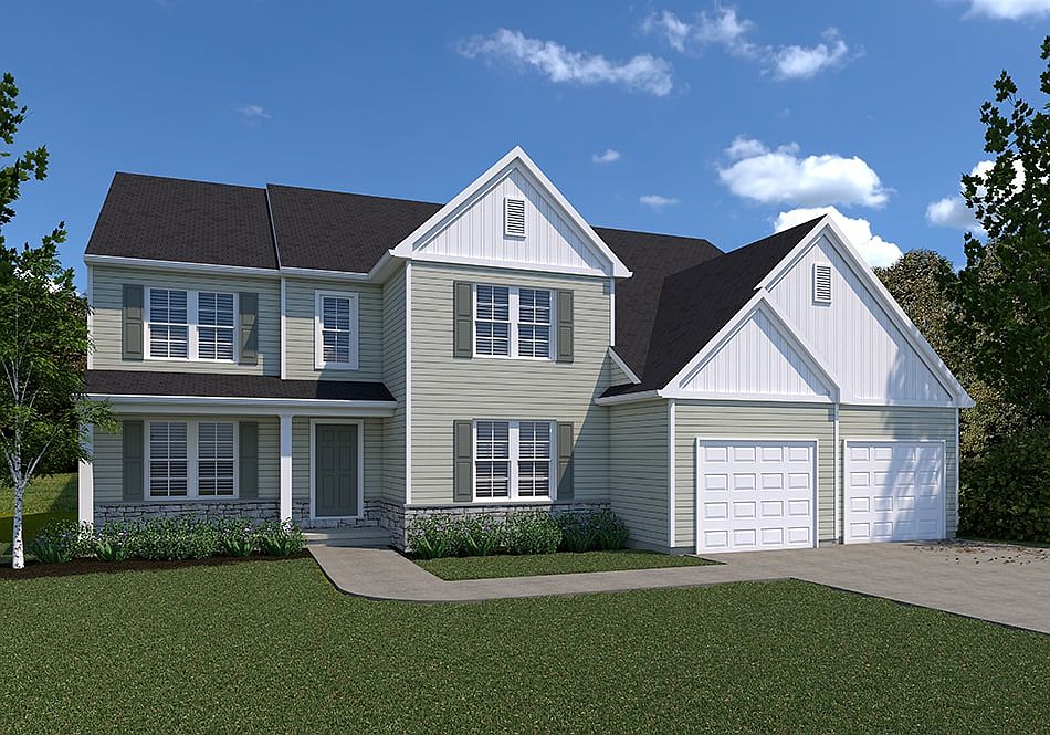 Essington American Elevation Optional Garage Door Shown