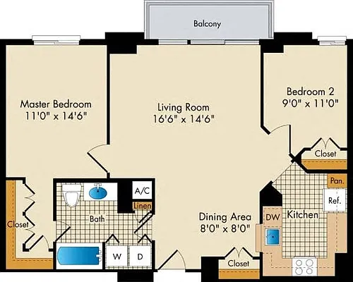 Floor plan Sidwell