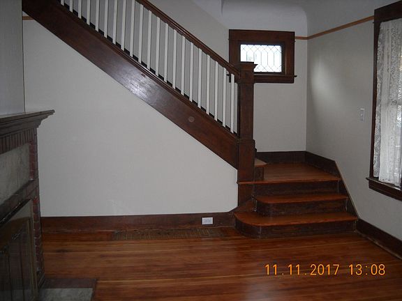 Stairs to upstairs rooms