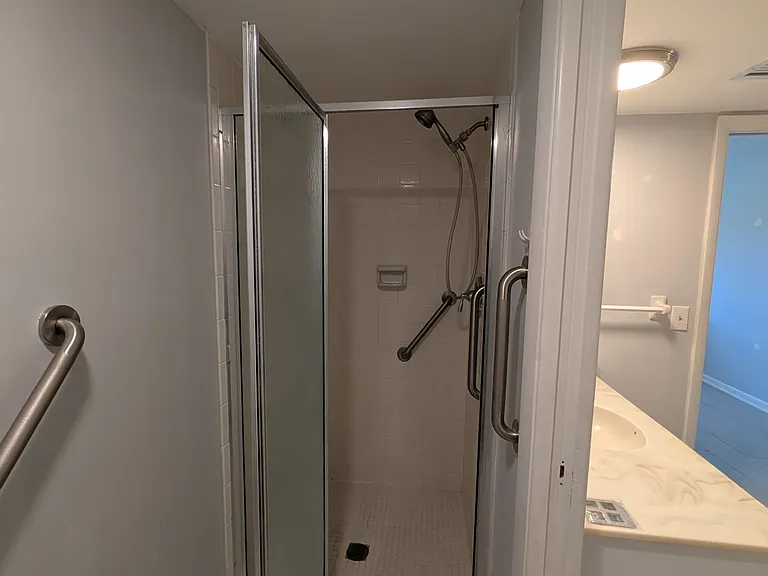 Master shower