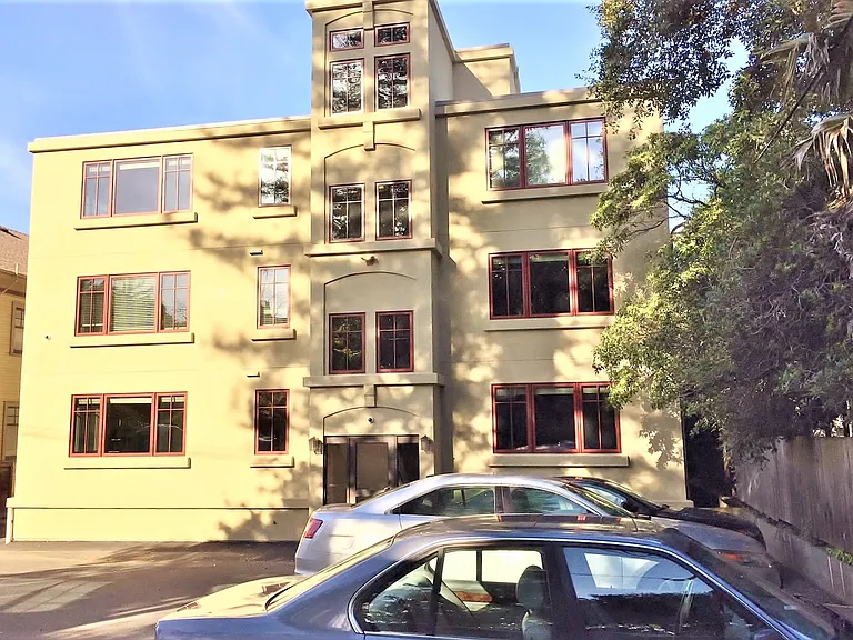 Rear of building