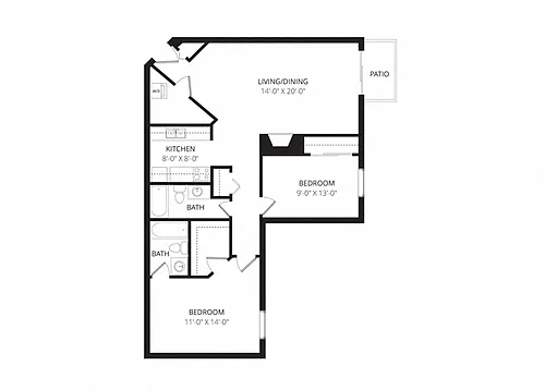 Floor plan Y1