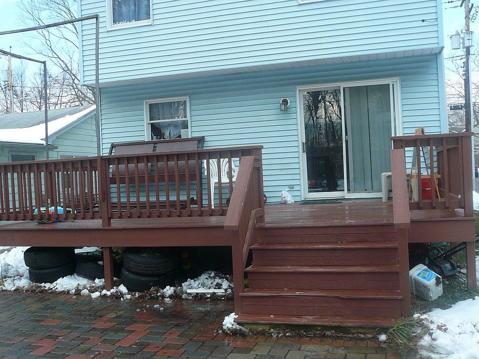 Back deck and patio