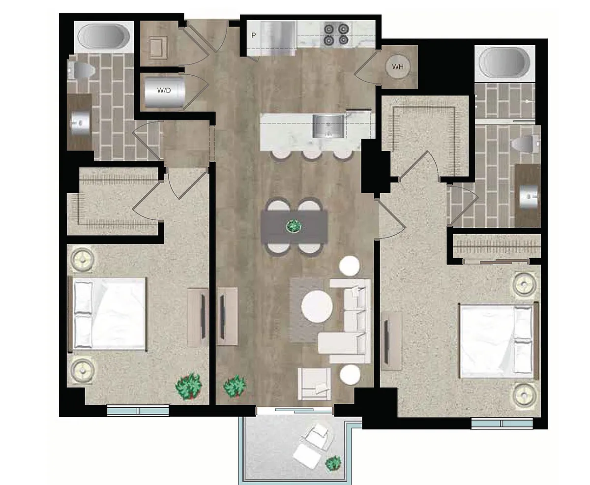 Floor plan B3