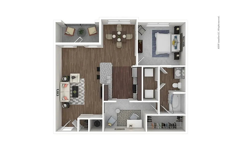 Floor plan The Hidden Hills - Workforce Housing