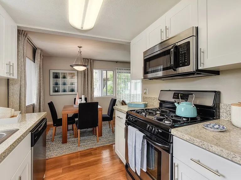 Kitchen with Granite Countertops