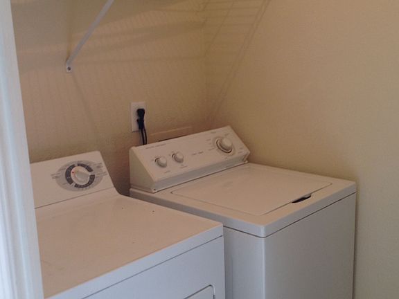 Laundry Room with full size washer & dryer