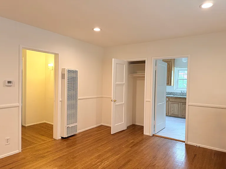 Living Room with Coat Closet