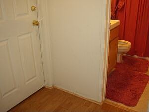 One bathroom