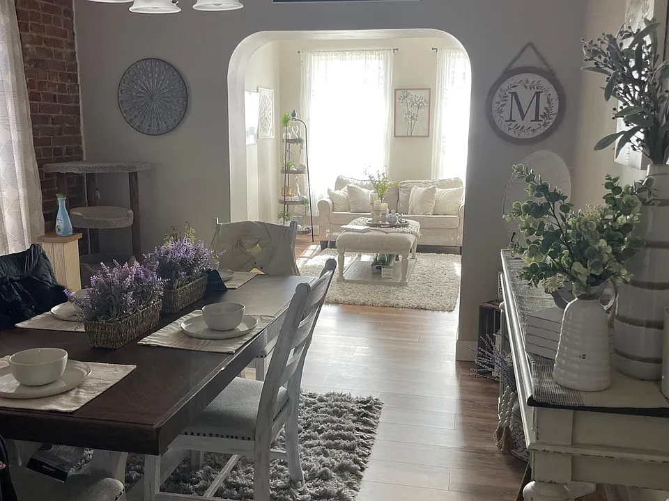 Exposed Brick Dining Room