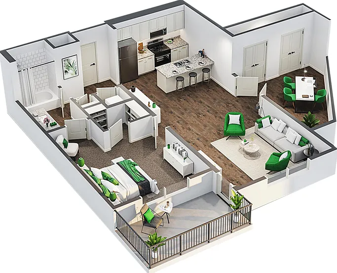 The Villas at Ridgeview Falls Apartments — Photo 38