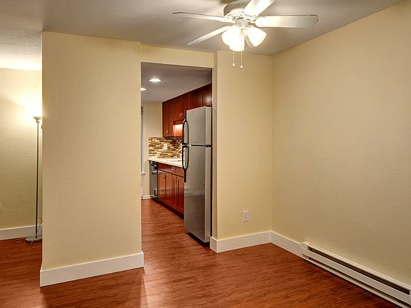 Kitchen seen from dining