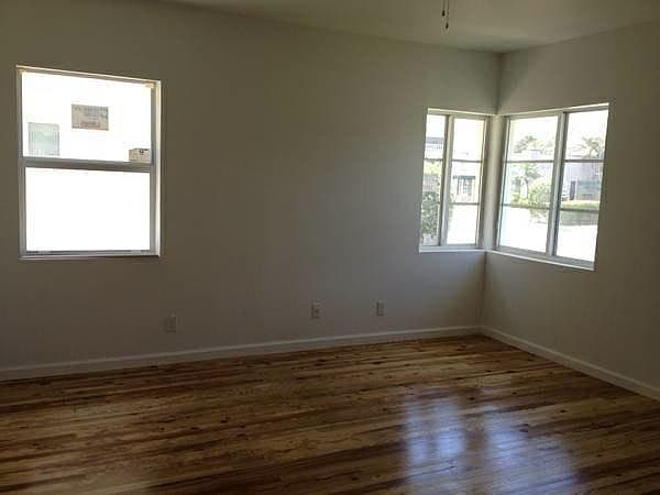 Corner window large living room