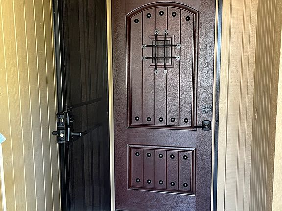 front screen and main entrance door