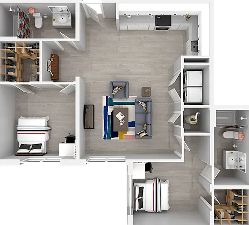 B1 | 2x2 | 1004 sq ft B1 | 2x2 | 1004 sq ft