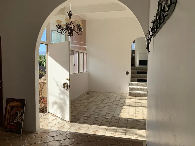 View from inside #1 entrance door