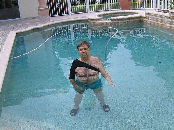 pool spa 3 waterfalls