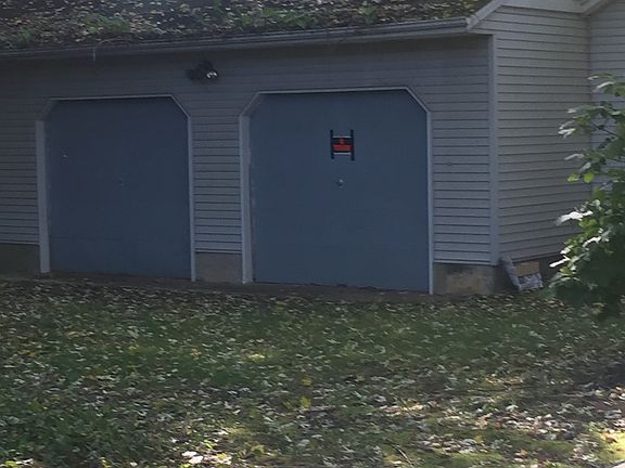 Rear garage doors