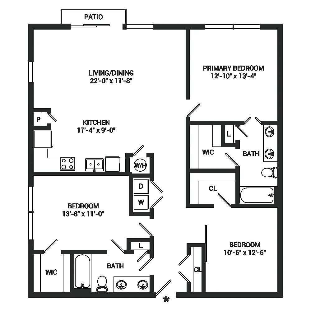 Floor plan 3x2 C1Pyq