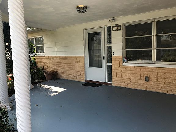Covered front door entrance