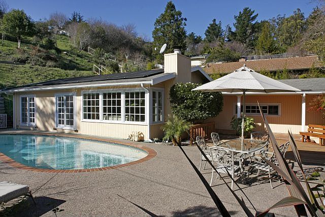 Patio and pool
