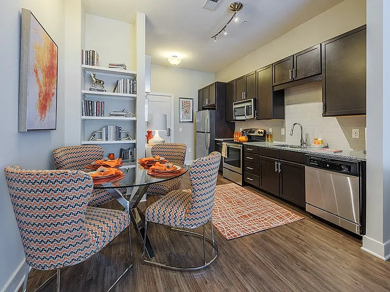 Dining Room and Kitchen View