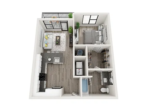 Floor plan P2 A2-A