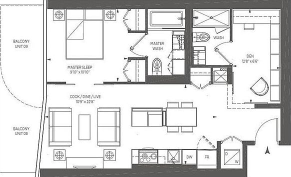 2nd image of 1 Bloor St E #1008