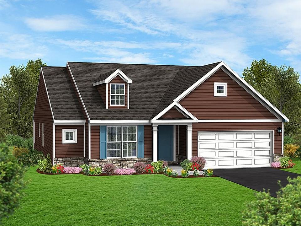 Elevation B - w optional stone dormer