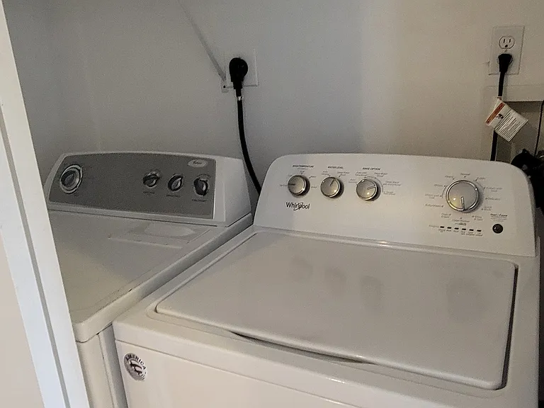In unit Washer and Dryer