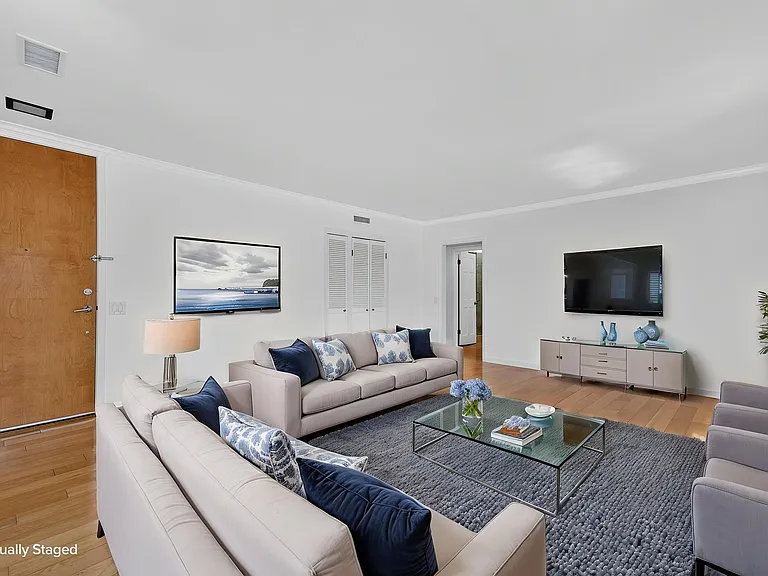 STAGED LIVING ROOM