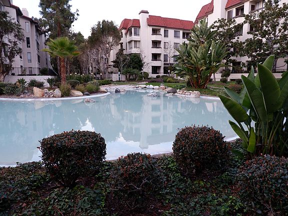 Fountain at the complex