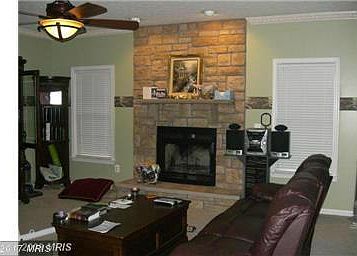 Family Room- wood burning fireplace