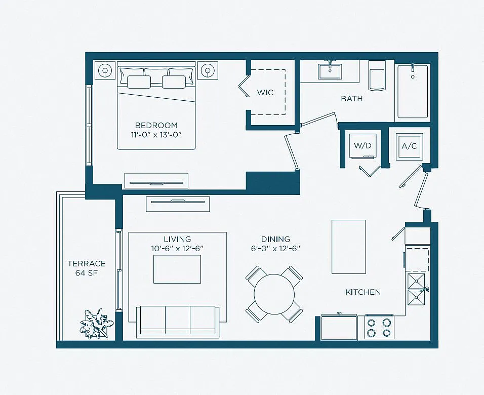 Floor plan Colee Hammock - South Tower