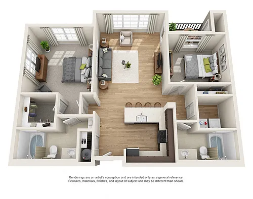 Floor plan 2X2 C7