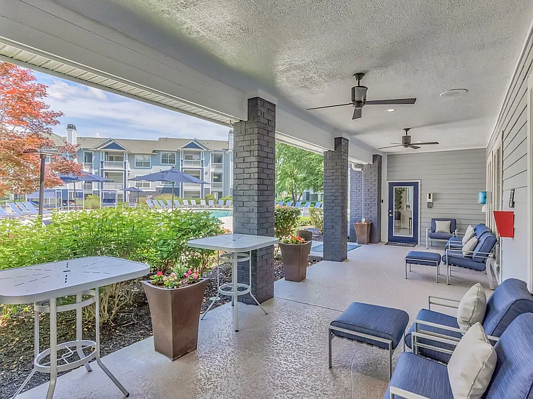 Outdoor entertainment spaces, lounge areas, and more.