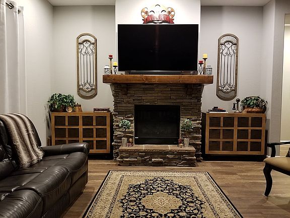 Cozy Gas Fireplace with Fan