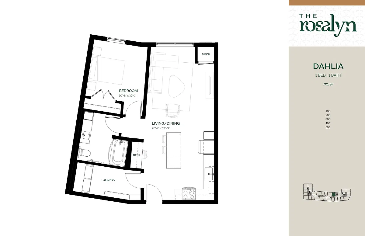 Floor plan Dahlia